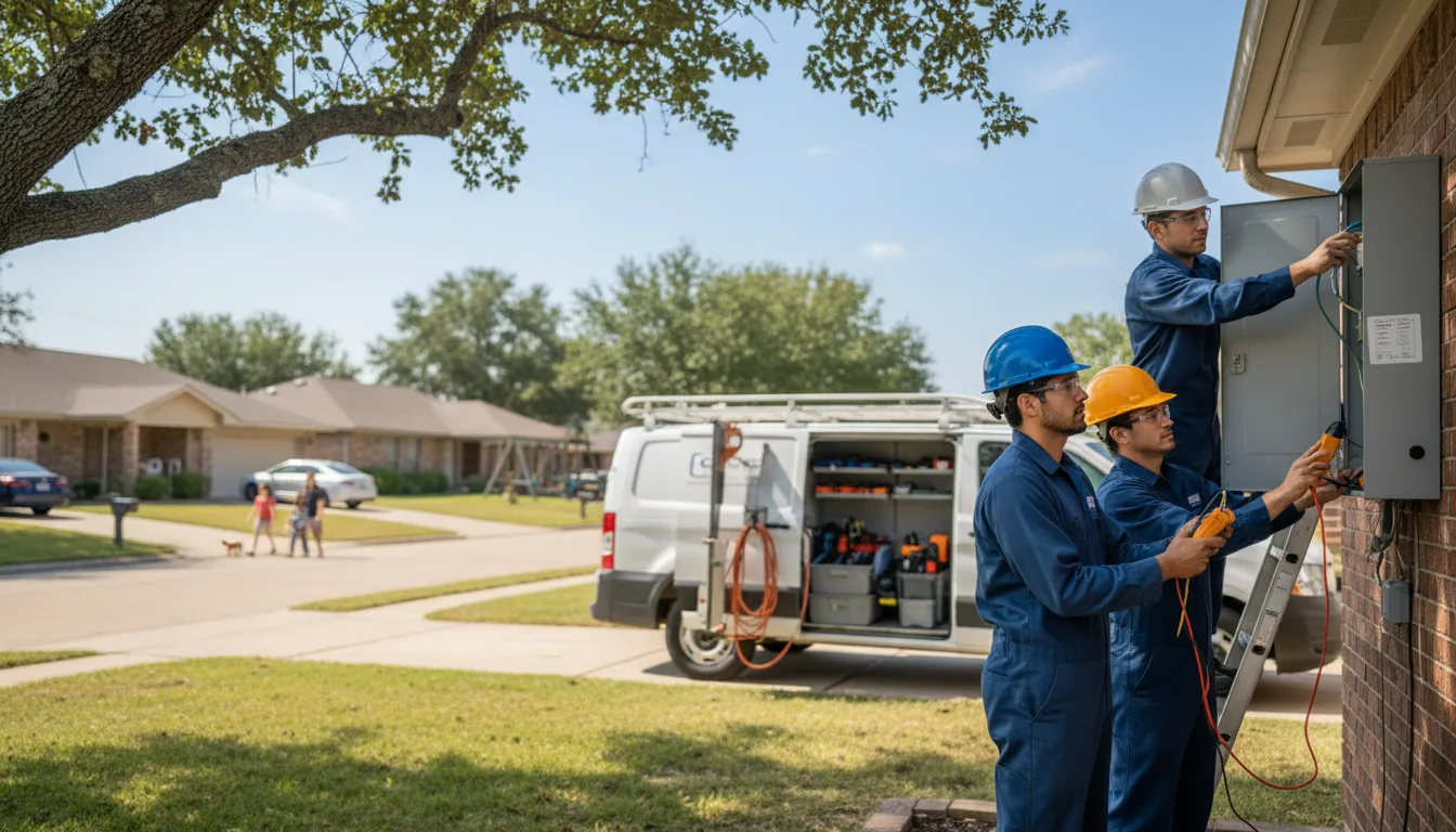 Certified electrician providing emergency electrical services in Brooklyn Park, MN